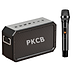 Bộ Loa Bluetooth không dây nghe nhạc, micro bluetooth không dây hát Karaoke cao cấp 120W công suất lớn Super Bass có cổng usb, thẻ nhớ, line 3.5mm pin 15600MAH sạc Type C Chip DSP loa kết nối TWS lên 240W Hàng Chính Hãng PKCB