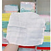 Bịch 10 Khăn sữa Cotton viền màu 4 lớp an toàn cho trẻ sơ sinh - Aiko (Hàng Việt Nam xuất Nhật) (Khăn kích thước 27cm x 25cm)