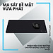 Bàn di chuột game Logitech G240 (Size L) tấm lót chuột chơi game bằng vải, tối ưu cho chơi game, ma sát, chống trượt kích thước 340x280x1mm (dài x rộng x dày)  - Hàng Chính Hãng