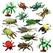 Bộ sưu tập 12 Bọ Cánh Cứng Safari nhựa dẻo - đồ chơi mô hình New4all Animal World A126 cho bé 2-4 tuổi