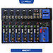 Bàn trộn Mixer MTMax F7 BT - 7 kênh cao cấp - Có bluetooth, chống hú tốt - Màn hình led hiển thị thông số - Hỗ trợ thu âm, livestream, karaoke online - Kết hợp được với loa kéo, amply, dàn karaoke - Hàng nhập khẩu