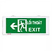 Đèn lối thoát Exit 2 mặt Kentom KT120 pin sạc