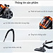 Máy hút bụi cầm tay SOKANY SK-13004, hút bụi gia đình công suất CAO 3600W, lực hút mạnh 30000PA hút sạch mọi bụi bẩn - HÀNG CHÍNH HÃNG