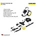 Máy hút bụi khô không dùng túi lọc bụi Karcher VC 3 Plus công suất 1100w màu trắng - bảo hành 18 tháng