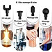 Súng Massage Cầm Tay, Máy Massage Cổ Vai Gáy, Toàn Thân, 4 Đầu 6 Cấp Độ, Máy Massage Đa Năng