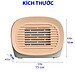 Máy sưởi mini để bàn công suất 400W, làm ấm góc rộng, nóng nhanh, nhỏ gọn tiện lợi, Quạt Sưởi Gốm Văn Phòng Du Lịch Dã Ngoại Phượt - Hàng Nhập Khẩu
