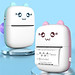 Máy in nhãn nhiệt cầm tay Mini Máy in bỏ túi Bluetooth không dây Android IOS Điện thoại Máy in ảnh Máy tạo nhãn - Hàng Nhập Khẩu