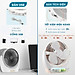 Quạt mini để bàn, quạt tích điện, quạt cầm tay chính hãng CWELL, động cơ không tiếng ồn, xoay 210 độ, pin khủng, bản mới