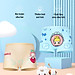 Quần chip đùi cotton cao cấp cho bé gái 2-12 tuổi hình hươu cao cổ đủ màu sắc tươi vui – C017