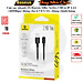 Cáp sạc nhanh OS-Baseus Silky Series USB to IP 2.4A (480Mbps) dùng cho 6/7/8/X/XS/...Hàng chính hãng