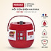 Nồi cơm điện HASUKA HSK-886 dung tích 2L, công suất 700W - Lòng niêu dầy phủ chống dính ceramic, chống xước siêu bền - HÀNG CHÍNH HÃNG