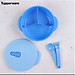Bộ Hộp Cơm Tupperware Crysral Wave Lunch Set Kèm Muỗng Nĩa & Túi Đựng