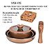 Bộ nồi Visions tay cầm rời VS-DTC-5/JP - Hàng chính hãng (CHỈ GIAO HCM)