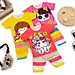 Combo 3 Quần áo bé gái, đồ bộ Mimykid in 3D hoạt hình dễ thương, đáng yêu co giãn 4 chiều mềm mại, thấm hút mồ hôi tốt, thời trang, set, bộ đồ, đồ cho trẻ em, bé gái từ 8-28kg (GIAO MÀU NGẪU NHIÊN)