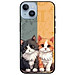 Ốp lưng dành cho Iphone 15 - 15 Plus - 15 Pro - 15 Pro Max - Hai Bé Mèo - Hàng Chính Hãng
