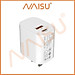 Sạc nhanh NAISU 18WA + C sạc nhanh đầy đủ giao thức 3C Bộ chuyển đổi được chứng nhận PD + QC3.0 sạc nhanh USB ID – 1815 - Hàng nhập khẩu