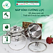 Nồi lẩu um xào 3 đáy inox 430 Fivestar bếp từ nắp kính tặng 5 muỗng ăn inox ( 24cm / 26cm / 28cm )