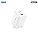 Củ sạc nhanh 40W 2 cổng Type-C Remax RP-U33 - Hàng chính hãng