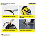 Máy làm sạch bằng hơi nước Karcher SC 5 Easyfix EU công suất nhiệt 2200w với hiệu quả làm sạch 150 m2