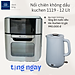 Nồi Chiên Không Dầu - 1119 KUCHEN ĐỨC - 12 Lít - Hàng chính hãng
