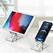 Giá Đỡ Để Bàn Điện Thoại Di Động, Máy Tính Bảng, Ipad Hợp Kim Nhôm Cao Cấp, Có Thể Điều Chỉnh 7 Góc Nghiêng; Mầu Trắng S650- Hàng Nhập Khẩu