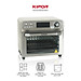 Nồi chiên không dầu KIPOR KP-AF655 - 24L - Lò nướng 2 mặt trên dưới RAPID AIR đối lưu toả nhiệt đều - Thân nồi inox 304 - Hàng chính hãng