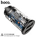 Tẩu sạc ô tô cho hoco. DZ3 – Hàng Chính Hãng 2 Cổng USB-A/Type-c  sạc nhanh PD 20w, Quick Chagre C3.0