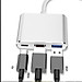 Hub chuyển đổi USB Type-C Sang USB 3.0/HDMI-Type C (Bạc)