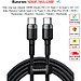 Dây cáp sạc nhanh 100W chuẩn PD 2.0 Type C to type-c QC 3.0 hiệu Baseus Cafule type c to Type C cho iPad Pro 2018 / 2020 / Samsung / Huawei / Xiaomi / Tablet / Macbook / Laptop Type C - Hàng nhập khẩu