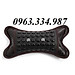 Gối đá nhiệt nóng tourmaline Fanocare kết hợp 2 viên đá từ tính giúp giảm mỏi vai gáy (Loại nhỏ) (Tặng kèm 1 vòng tay đá tourmaline)