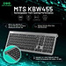 Bàn phím máy tính sạc không dây Mytechsun KBW455- Hàng chính hãng