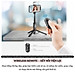 Gậy chụp ảnh selfie 3 chân hiệu HOTCASE WIWU Sharp Film remote bluetooth Xoay 360 độ có đèn flash tích hợp tripod, gập gọn, pin sạc type C, đèn trợ sáng Phụ Kiện - Hàng nhập khẩu