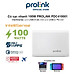 Củ sạc nhanh 100W PROLiNK PDC410001, 4 cổng (2xUSB-A QC 3.0 & 2xUSB-C PD 3.0) IntelliSense, sạc điện thoại, laptop - Hàng chính hãng