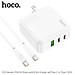 Bộ sạc nhanh 65W chân sạc Typec cao cấp cho điện thoại tiện lợi với 2 cổng type-C, 1 cổng USB an toàn chống cháy nổ  - Hàng nhập khẩu