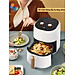Nồi chiên không dầu Airbot AF480 dung tích 4.8 Lít, công nghệ gió xoáy 3D turbo, chống dính và tự động bật/tắt an toàn, có hẹn giờ, hàng chính hãng