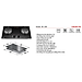 Bếp gas âm đôi KAFF KF-219 - Hàng chính hãng