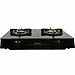 Bếp Ga Dương Đôi Rinnai RV-6Double Glass(L) - Đen- Hãng chính hãng