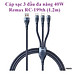 Cáp sạc 3 đầu đa năng 40W Remax RC199th (1.2m) - Hàng chính hãng