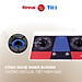 Bếp gas âm đầu đốt trong Rinnai RVB-2Gi(MC) mặt bếp kính và kiềng bếp men - Hàng chính hãng