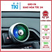 QUẠT MINI GẮN XE HƠI TIỆN DỤNG 8.5x5 CM CÓ ĐÈN LED TRANG TRÍ - Hàng chính hãng (GIAO MÀU NGẪU NHIÊN)