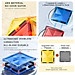 Đồ chơi xếp hình nam châm ánh sáng cầu vồng Mideer Colorful Magnetic Tiles cho bé từ 3 tuổi trở lên