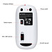 Chuột không dây HXSJ M103B wireless Bluetooth tự sạc pin siêu mỏng không gây tiếng ồn chuyên dùng cho Máy tính, pc, Laptop, Tivi  - Hàng chính hãng