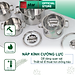 Bộ Nồi Inox 304 Fivestar Plush 3 đáy từ 4 Món Nắp Kính ( Tặng 10 Muỗng Ăn Inox )