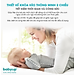 Nhộng chũn cho bé cao cấp Babyup. Nhộng ngủ cho trẻ sơ sinh Giúp bé ngủ ngon, sâu giấc, chống giật mình - Nhộng ngủ Vải cotton co giãn 4 chiều, mềm mại thoáng mát - Có khóa kéo 2 chiều