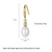 Bông Tai Ngọc Trai Cao Cấp B1932 Cỡ Hạt 11x13 Ly Bảo Ngọc Jewelry
