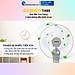 Quạt Treo Remote SENKO TR1683 ( Có Remote) / TR1628 (Có Điều Khiển Từ Xa) - Quạt T1682 / T1680 ( Không Có Điều Khiển Từ Xa) - Hàng Chính Hãng - Bảo Hành 12 Tháng - Quạt Treo Tường Senko Có Remote TR1628 (Tương tự mã TR1683)