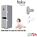 Khóa Chốt Cánh Cửa Tủ Lạnh Nhỏ Gọn, Chốt Cánh Tủ Lạnh Giữ An Toàn, Chắc Chắn Bảo Vệ Cho Em Bé, Tiện Dụng Cho Mẹ. TakyHome 3105