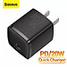 Củ Sạc Nhanh Baseus 20W USB C Hỗ Trợ Sạc Nhanh Type C PD Cho iPhone - Công Nghệ PD 3.0 QC 3.0 - Hàng Chính Hãng
