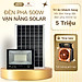 Đèn Pha Năng Lượng Mặt Trời Vạn Năng 500w