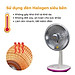 Quạt sưởi điện Halogen HR-HT1000A -hàng chính hãng thương hiệu Hare- bảo hành 18 tháng